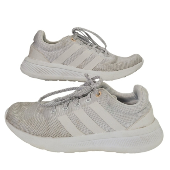 Adidas Ultimate Cloudfoam Running Shoes - Grey & White - Athletic Athleisure - Picture 1 of 11